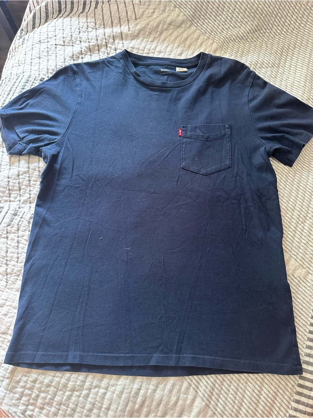Levi's Navy Short Sleeve Pocket Tee
